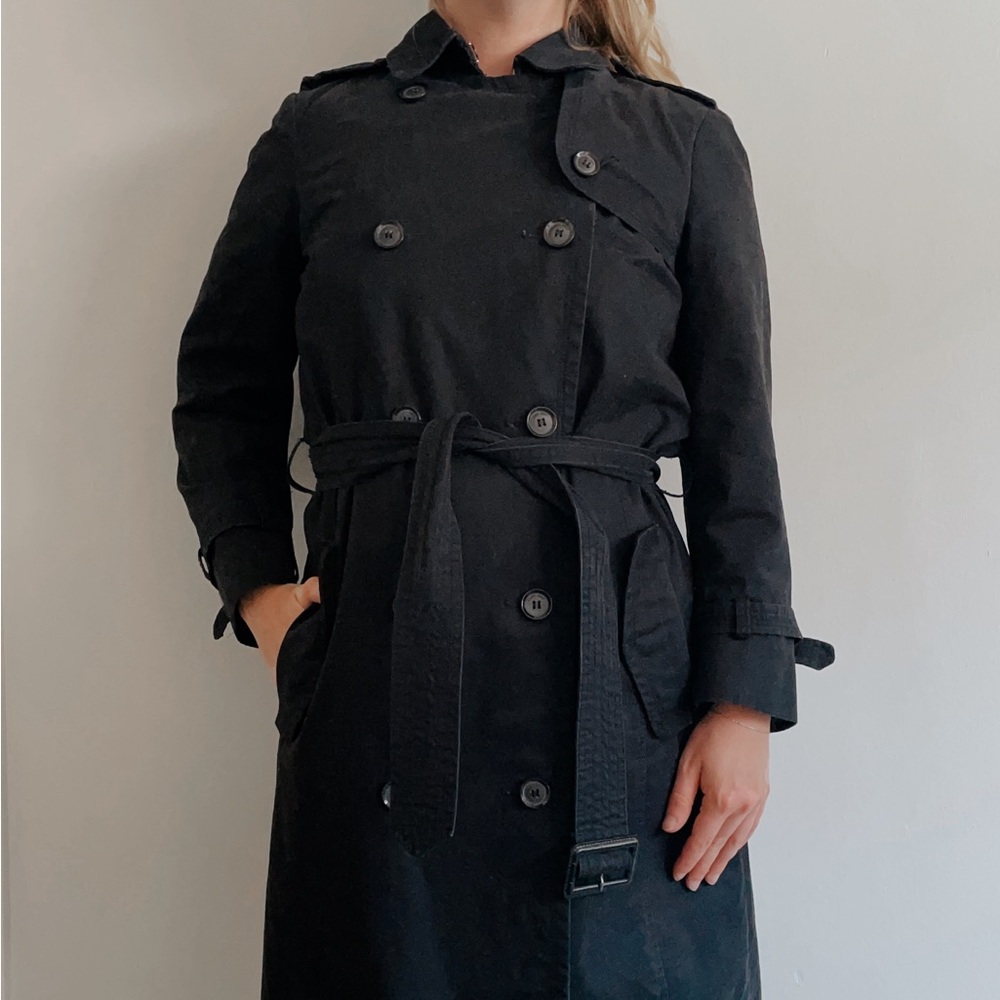 Classic Navy Trench Coat